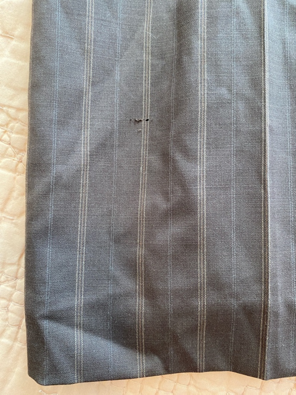 Banana Republic Brown Pinstripe Wide-Leg Trousers, Women’s Size 8 Short - Picture 7 of 13